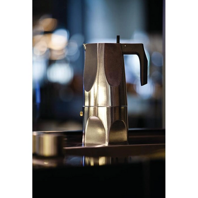 Гейзерна кавоварка 300 мл Alessi Ossidiana на 6 чашок фото