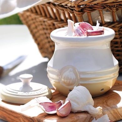 Емкость для хранения чеснока Le Creuset Meringue 300 мл фото