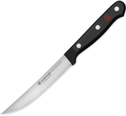 Нож для стейка Wüsthof Gourmet 12 см черный фото