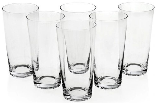 Набір склянок для води Krosno Pure 6 шт 350 мл високі фото