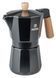 Гейзерная кофеварка 240 мл Vinzer Latte Nero на 6 чашек