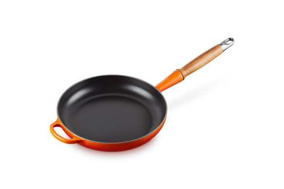 Сковорідка Le Creuset Signature 28 см з дерев'яною ручкою Rhone фото