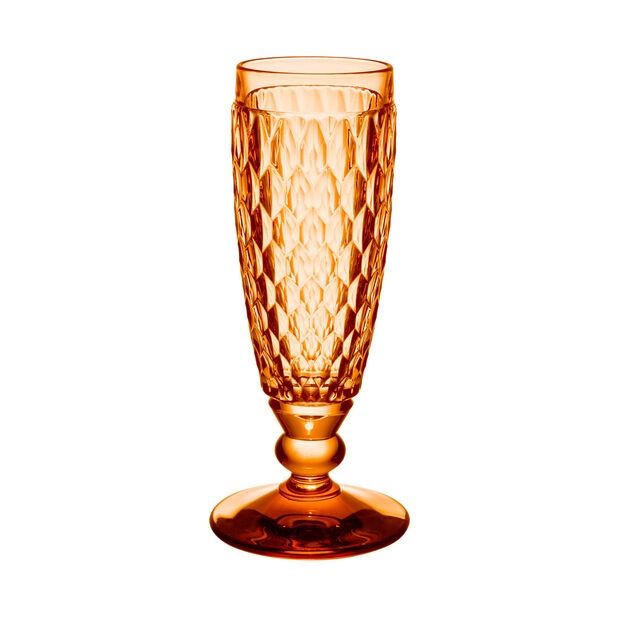 Набір із 2 келихів для шампанського 150 мл Villeroy & Boch Bicchieri Boston помаранчевий фото