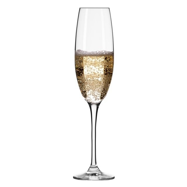 Набір з 6 келихів для шампанського 180 мл Krosno Elite фото