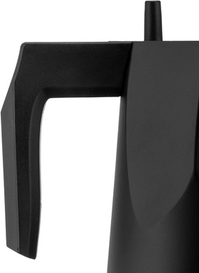 Гейзерная кофеварка 150 мл Alessi Ossidiana на 3 чашки черная фото