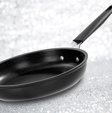 Сковорода Barazzoni 33 Carati Aluminium 32 см черная фото