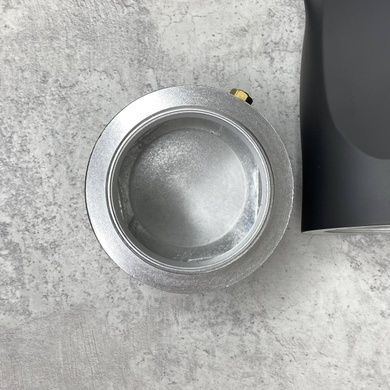 Гейзерна кавоварка 150 мл Alessi Ossidiana на 3 чашки чорна фото
