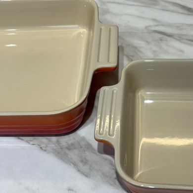 Набір із 3 форм для запікання Le Creuset Classic Volcanic фото