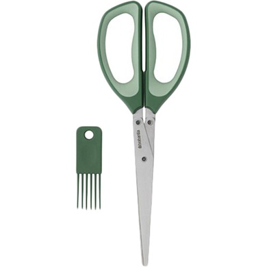 Ножницы для зелени Brabantia Tasty+ 22,2 см с щеточкой фото