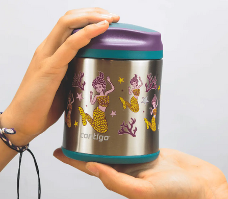 Детский термос для еды Contigo Food Jar 0,3 л с русалками фото