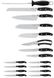 Набір ножів Berghoff Essentials 20 предметів у колоді, обробні дошки 3 шт