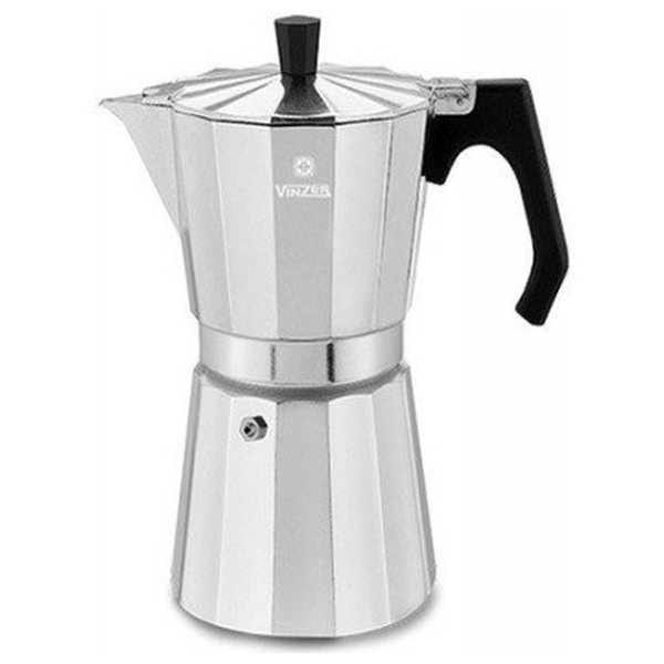 Гейзерна кавоварка 450 мл Vinzer Moka Espresso Induction на 9 чашок фото