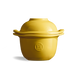 Форма для запекания Emile Henry 0,3 л с крышкой-подставкой под яйцо желтая