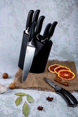 Набір ножів Berghoff Essentials 8 предметів в колоді фото