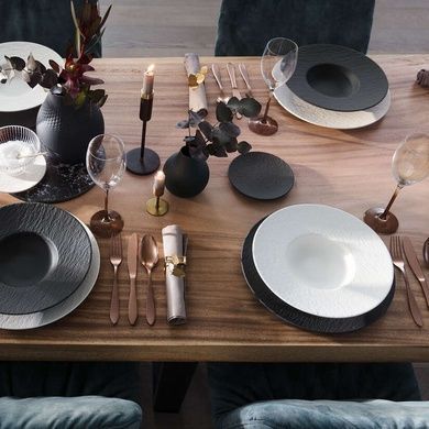 Столовий сервіз Villeroy & Boch Manufacture Rock 4 предмети 2 персони фото