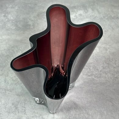 Ваза Rosenthal Flux 26 см бордова фото