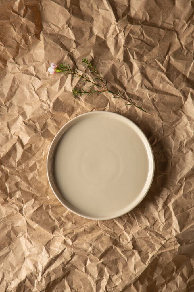 Набор из 6 блюдец Dovbysh Porcelain NOVA Biege 16,5 см бежевый фото
