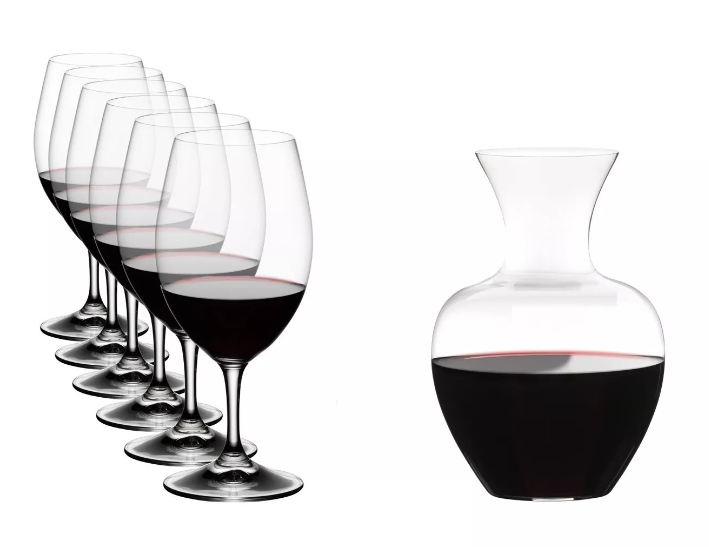 Набор из 6 бокалов для вина и декантера Riedel Ouverture Magnum фото