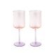 Набір із 2 келихів для вина Easy Life Rainbow 380 мл рожево-фіолетовий