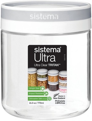 Набір банок для зберігання Sistema Ultra 770 мл 3 шт фото