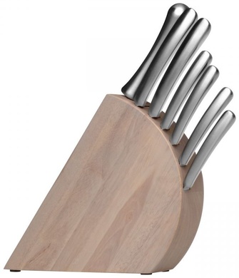 Набір ножів Berghoff Concavo 8 предметів в дерев'яній колоді фото