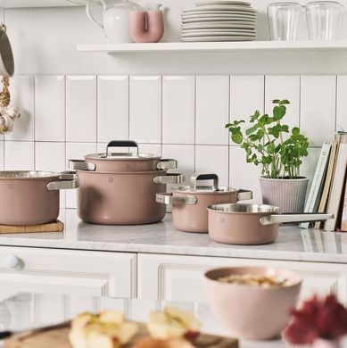 Набір посуду Zwilling Pure 9 предметів рожевий фото