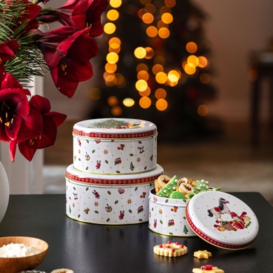 Набор из 3 банок для печенья Villeroy & Boch Winter Collage фото