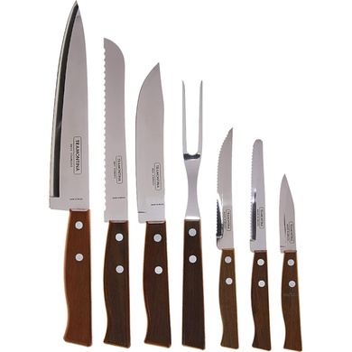 Набір ножів Tramontina Tradicional 8 предметів коричневий фото