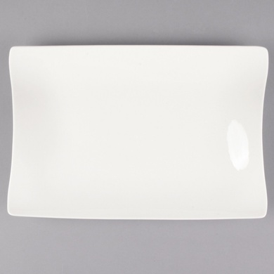 Тарілка прямокутна Villeroy & Boch Cera 32x21 см біла фото