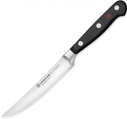 Набор из 4 ножей для стейка 21,8 см Wüsthof Classic чёрных фото