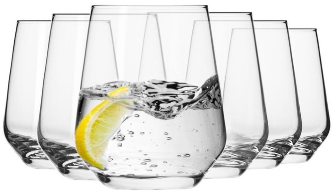 Набор стаканов 6 шт для воды Krosno Splendour 400 мл низкие фото