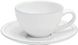 Чашка для кофе с блюдцем Costa Nova Friso 90 мл белые
