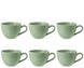 Набір із 6 кавових чашок Seltmann Beat Color Glaze 260 мл