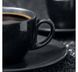 Чашка для кави з блюдцем RAK Karbon 80 мл чорні