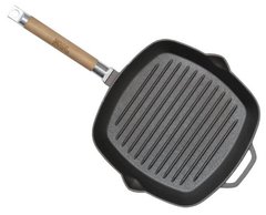 Сковорідка-гриль Біол 26х26 см чавунна фото