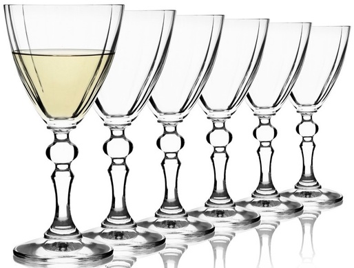Набір з 6 келихів для білого вина 170 мл Krosno Illumination фото