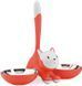 Двойная миска для котов Alessi Tigrito 550 мл оранжевая