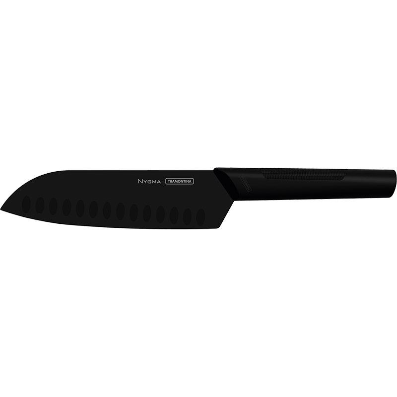 Нож сантоку 17,8 см Tramontina Nygma черный фото