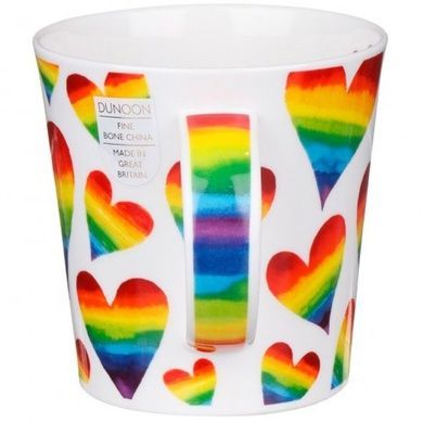 Чашка Dunoon Cair Rainbow Hearts 480 мл фото