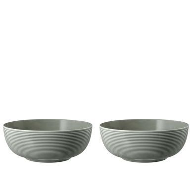 Набір із 2 салатників Seltmann Beat Color Glaze 20 см сірий фото