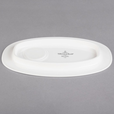 Тарілка для закусок Villeroy & Boch Affinity 28х17,5 см біла фото