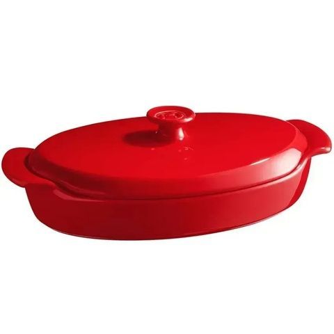 Форма для запікання риби Emile Henry Ovenware 30,5&times;17,5&times;9 см червона фото