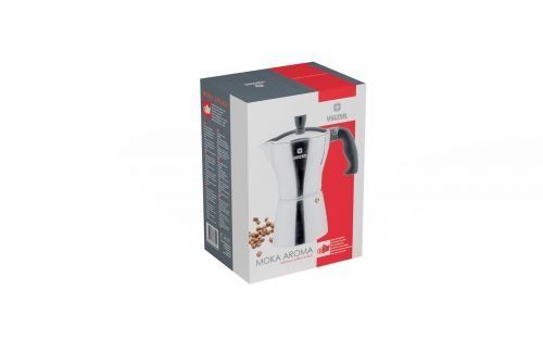 Гейзерна кавоварка 120 мл Vinzer Moka Aroma на 3 чашки фото