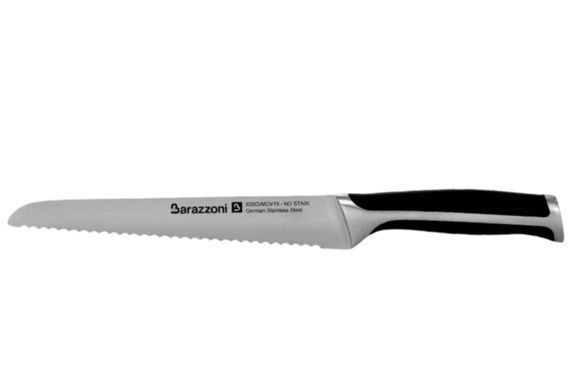 Ніж для хліба Barazzoni Inox Professional 20 см чорний фото