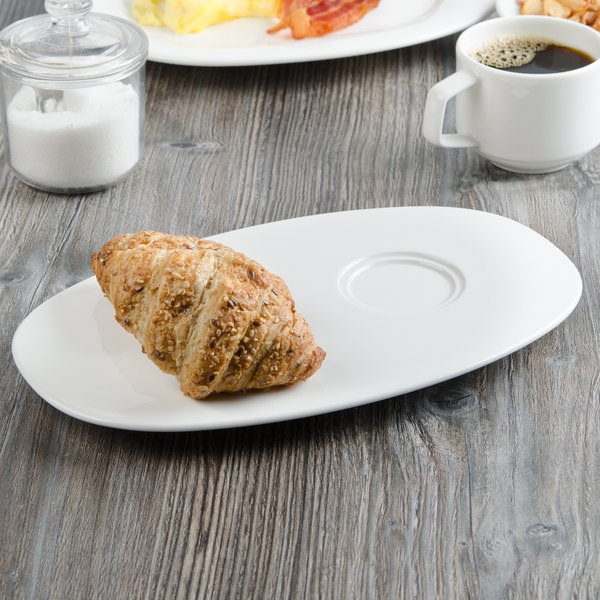 Тарілка для закусок Villeroy & Boch Affinity 28х17,5 см біла фото