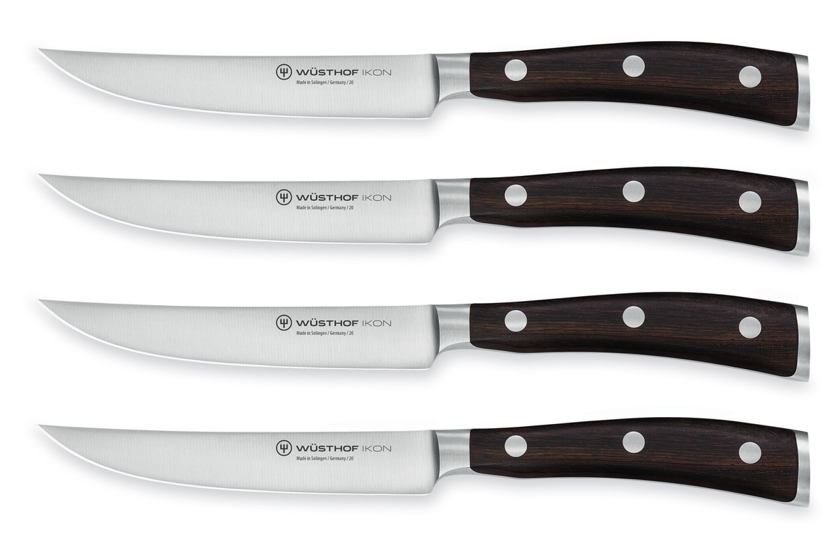 Набор из 4 ножей для стейка 21,5 см Wüsthof Ikon фото