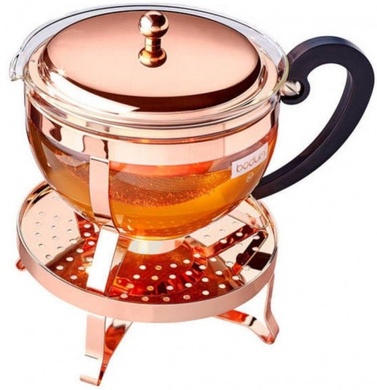 Чайник заварочный Bodum Chambord 1,3 л медный фото