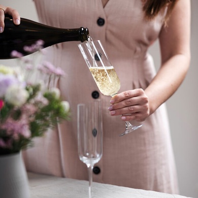 Набор из 4 бокалов для шампанского 170 мл Villeroy & Boch Bicchieri Newmoon фото