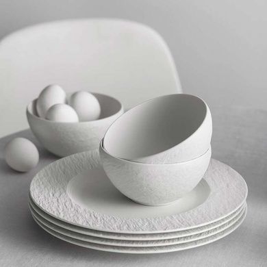Столовий сервіз Villeroy & Boch Manufacture Rock 12 предметів 4 персони фото