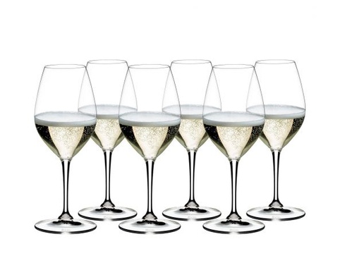 Набор из 6 бокалов для шампанского 445 мл Riedel Vinum Champagne Wine Glass фото